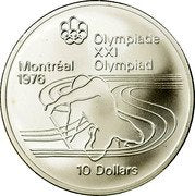 Canada 1976 92.5% Silver $10 Olympic Paddling Coin - Sealed