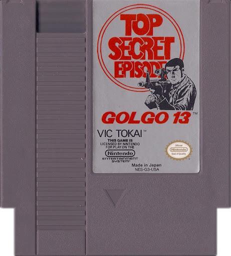 NES - Golgo 13 - Top Secret Episode Game Cartridge