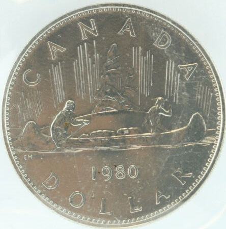 Canada 1980 One Dollar Coin