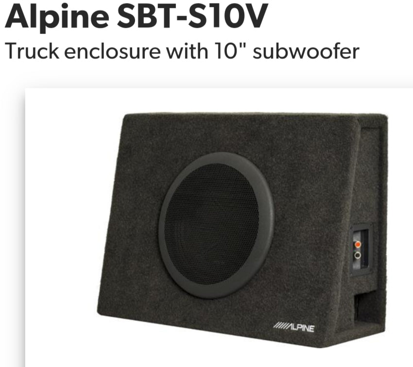 Alpine Car Truck Subwoofer Sub