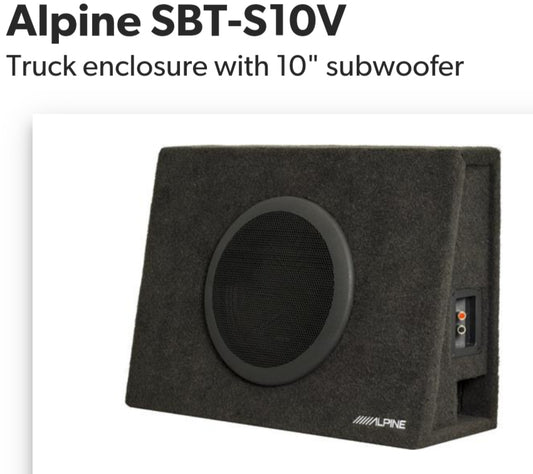 Alpine Car Truck Subwoofer Sub