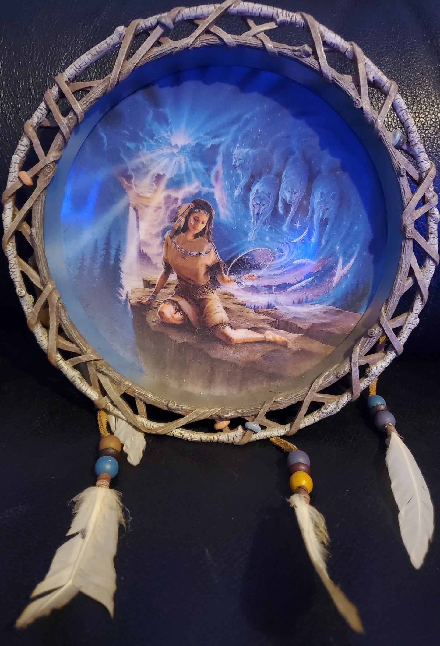 Native American Dreamcatcher Plate Display