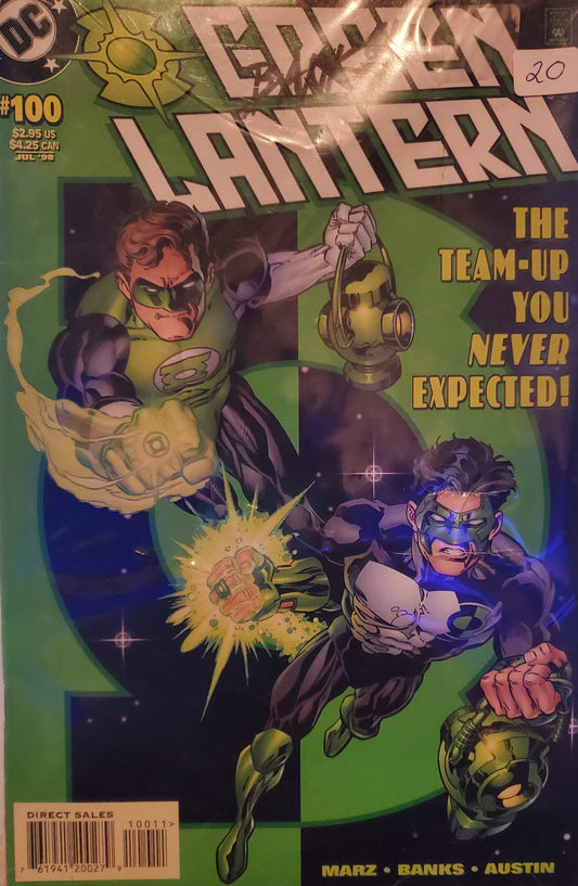 Green Lantern #100 Signed by BANKS July 98 Comic Graphic Novel