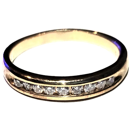 Ladies 14K Yellow Gold Diamond Ring