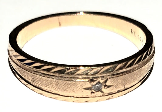 Ladies 10K Gold Band Ring