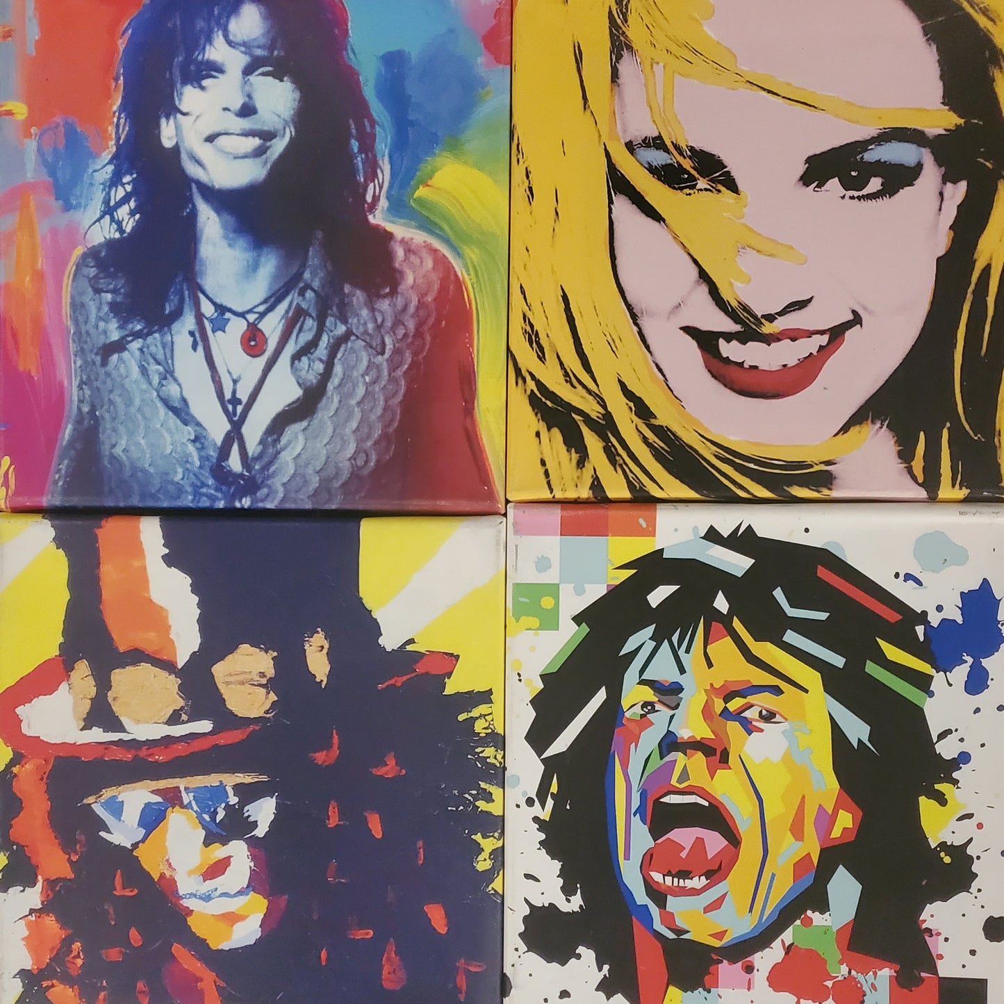 Canvas Art Pop Stars 12 x 12 Inch Prints $10-$15