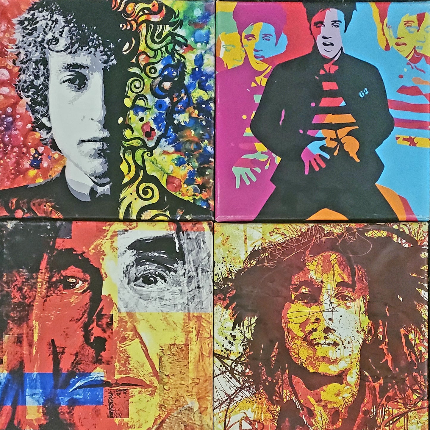 Canvas Art Pop Stars 12 x 12 Inch Prints $10-$15