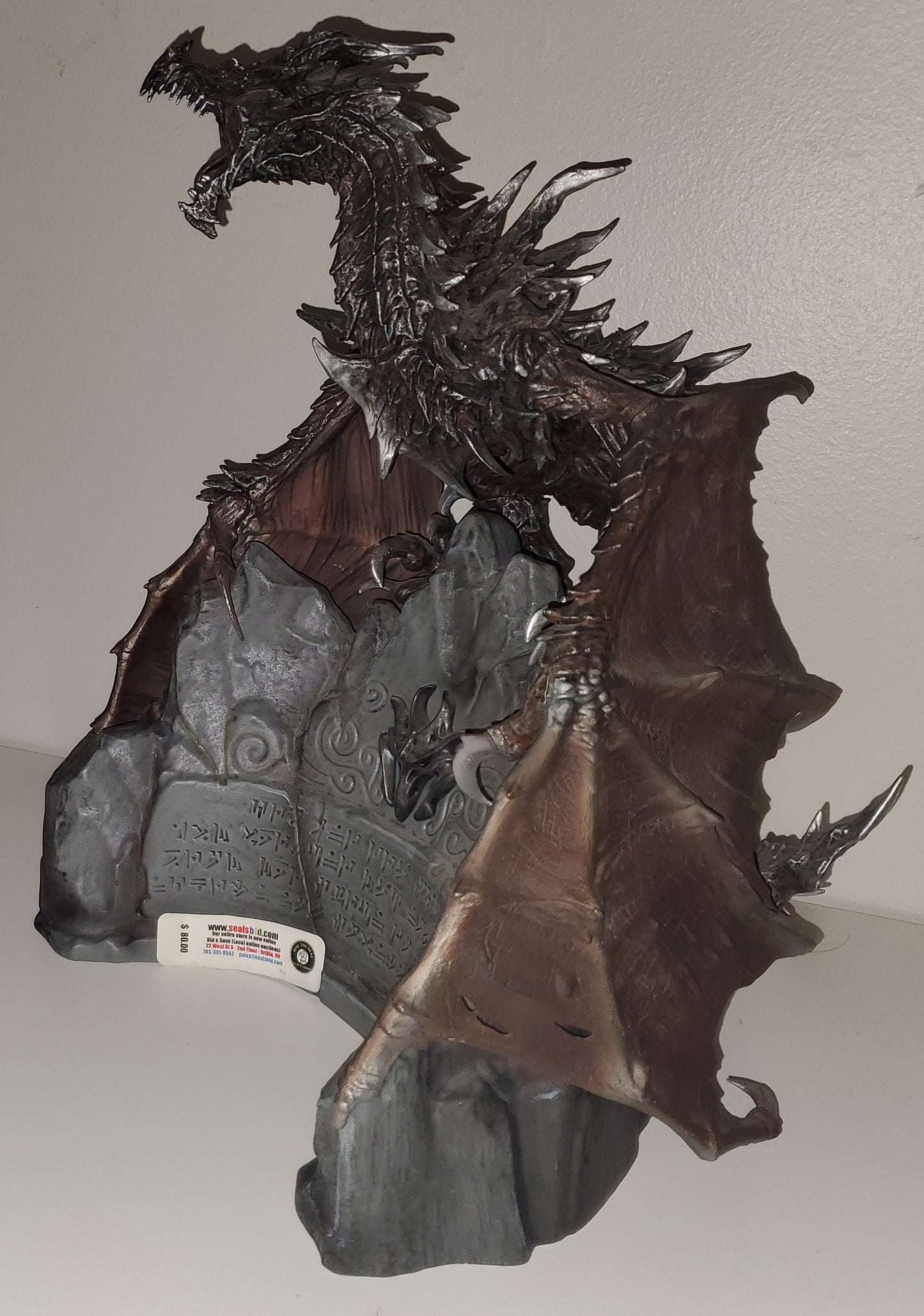 Elder Scrolls Alduin Limited 12 Inch Collector's Edition Dragon Statue