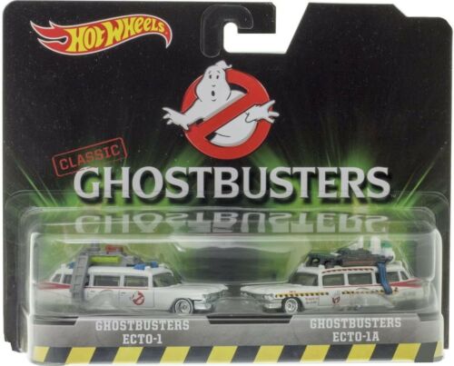 Hot Wheels Classic GHOSTBUSTERS ECTO-1 & ECT0-1A Diecast 2-in-1 - NEW