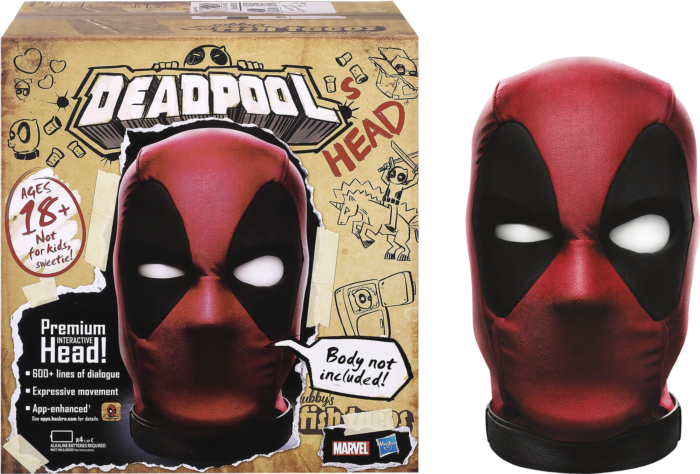 Deadpool’s Head Marvel Legends 1:1 Scale Life-Size Interactive Prop Replica