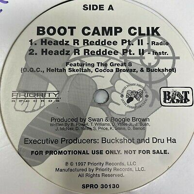 Vinyl Record Album - Relativity BOOT CAMP CLIK Down Law Headz Reddee - DJ Hip Hop