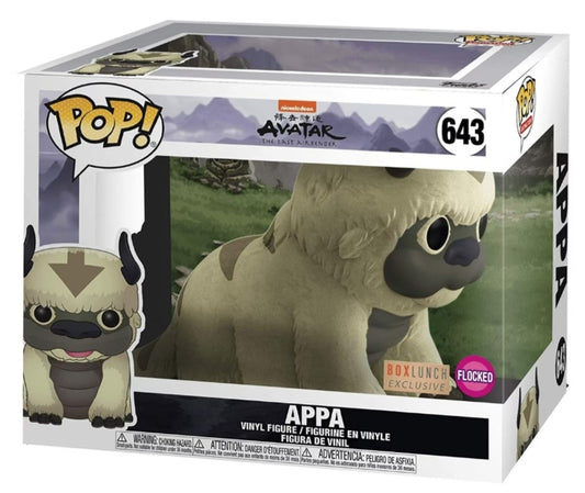 Funko Pop Large Vinyl Avatar Figure 643 - Flocked Appa