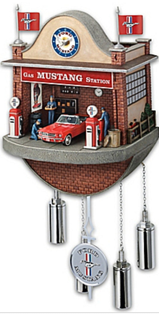 Mustang Cuckoo Clock - Limited Numbered Bradford