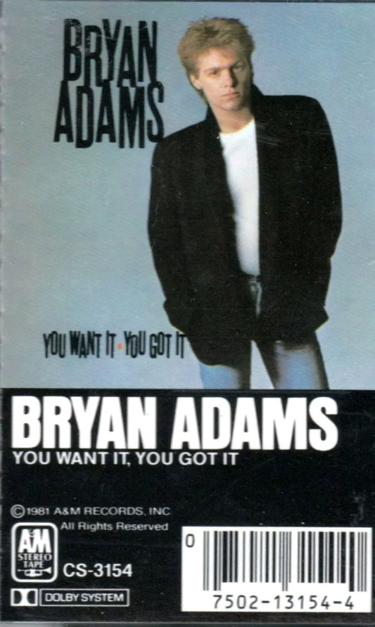 Cassette - Bryan Adams - You Want It