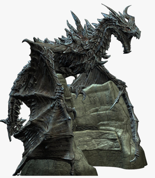 Elder Scrolls Alduin Limited 12 Inch Collector's Edition Dragon Statue