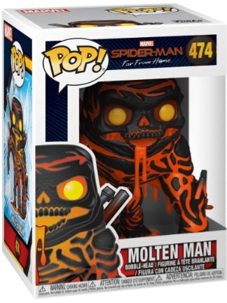 Funko Pop Vinyl Figure 474 - Spider-Man Molten Man