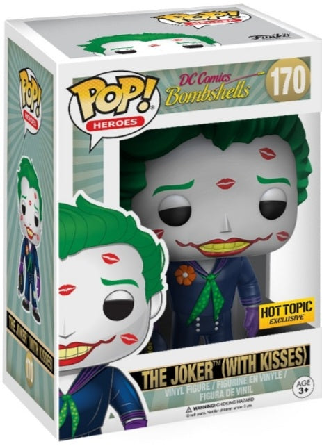 Funko Pop Vinyl Figure 170 - Joker with Kisses Hot Topic