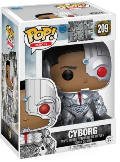 Funko Pop Vinyl Figure 209 - Justice League Cyborg