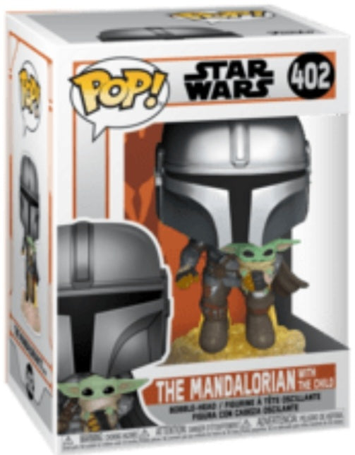 Funko Pop Vinyl Figure 402 - Star Wars Mandalorian with Child