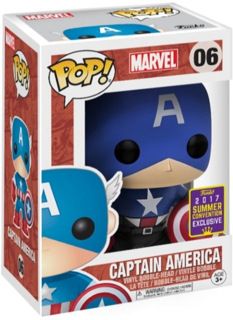 Funko Pop Vinyl Figure 06 - Marvel Captain America