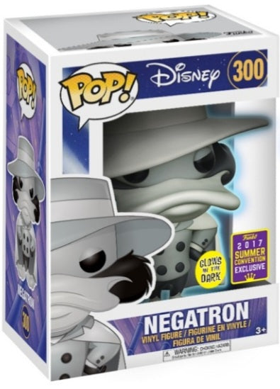 Funko Pop Vinyl 300 - Disney GITD Darkwing Duck Negatron