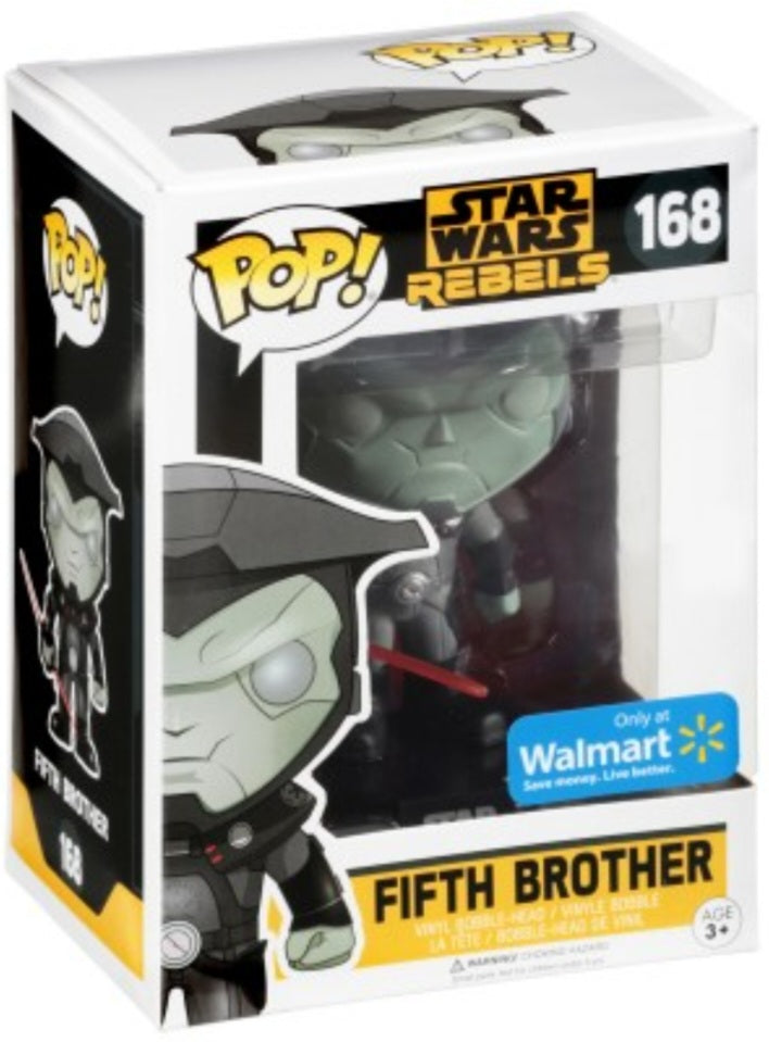 Funko Pop Vinyl Figure 168 - Star Wars Rebels Fifth Brother Vaulted Rare