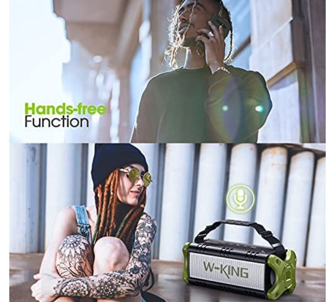 W-King Waterproof Bluetooth Wireless Speaker