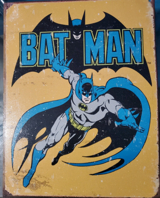 Batman Metal Sign Art #2 - 12 x 16 Inch Display