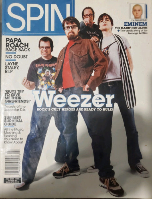 Spin Magazines July April 2002