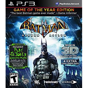 PS3 - Batman - Arkham Asylum / GOTY Edition