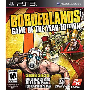 PS3 - Borderlands / GOTY Edition