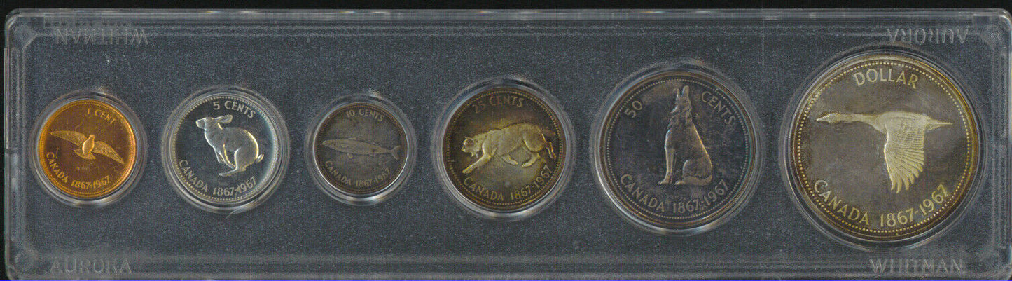 Canada 1867-1967 Proof Like PL Coin Set