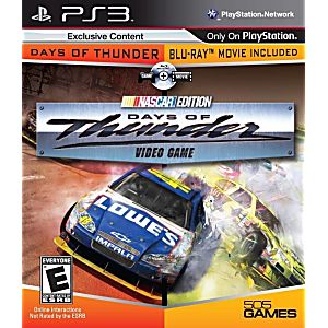 PS3 - Days of Thunder - Blu-Ray & Game