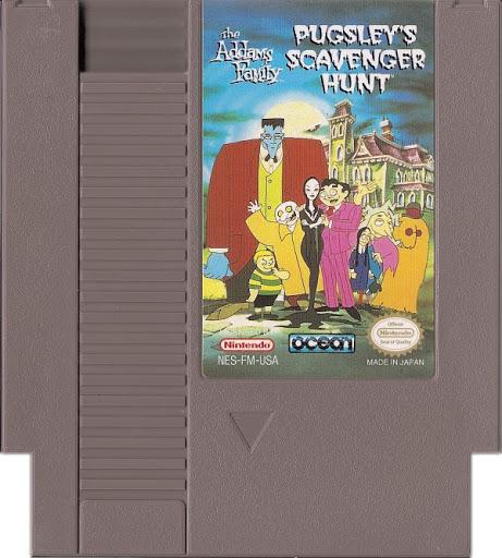 NES - Addams Family - Pugsley's Scavenger Hunt Game Cartridge