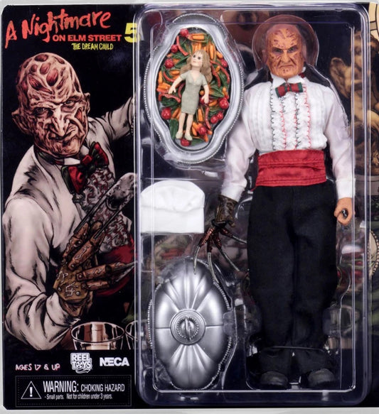 Nightmare on Elm Street 5 - Dream Child - Chef Freddy 8 Inch Figure - New