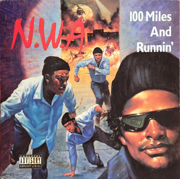 Vinyl Record Album - NWA 100 Miles and Runnin - 12" DJ Hip Hop