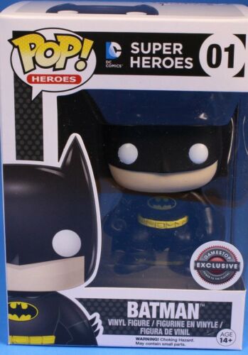 Funko Pop Vinyl Figure 01 - Batman Super Heroes Gamestop Exclusive