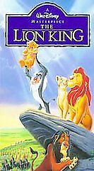 VHS - Disney Lion King - Masterpiece