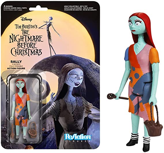 ReAction Nightmare Before Christmas 3 3/4 Inch Sally Figure - New