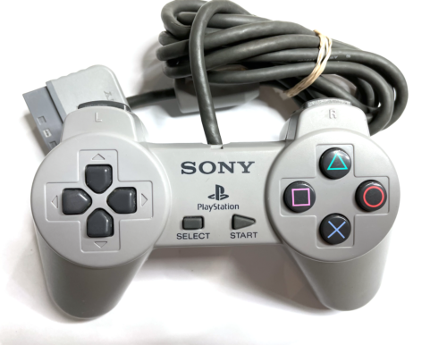 Sony PlayStation PS1 Official OEM Gray Controller SCPH-1080 Tested