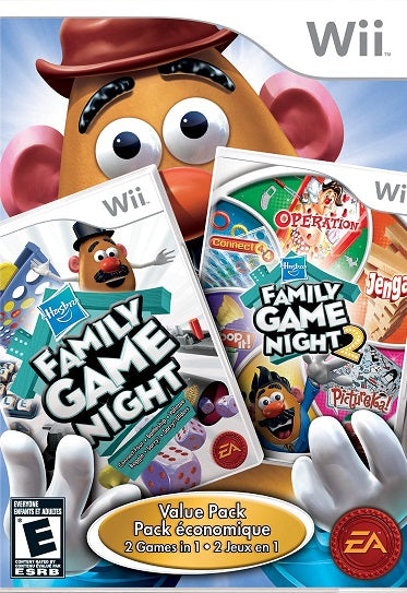 Wii - Family Game Night Value Pack - 2 Games 1 Price